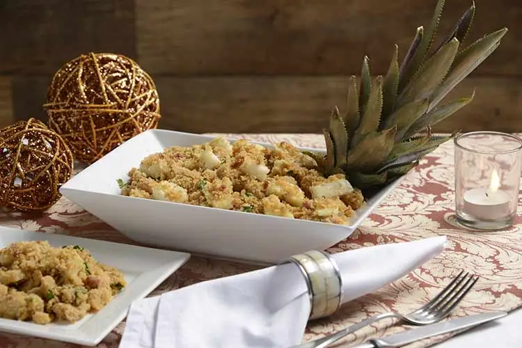 Cardápio Completo para o Natal! Aprenda a preparar Peru de Natal, Farofa de Frutas, Arroz com Amêndoas e Bolo de Mel com Maçã 2 Farofa de Frutas