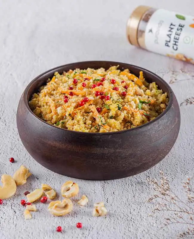 Receita que não pode faltar na ceia de Natal: Farofa Low Carb com Amêndoas 2 Farofa Low Carb com Amêndoas