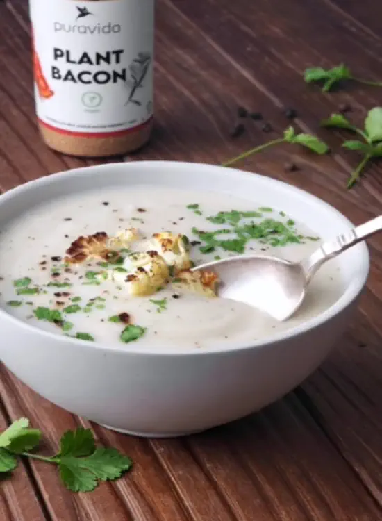 Como fazer uma Deliciosa Sopa de Couve-flor Proteica 2 Sopa de Couve-flor Proteica