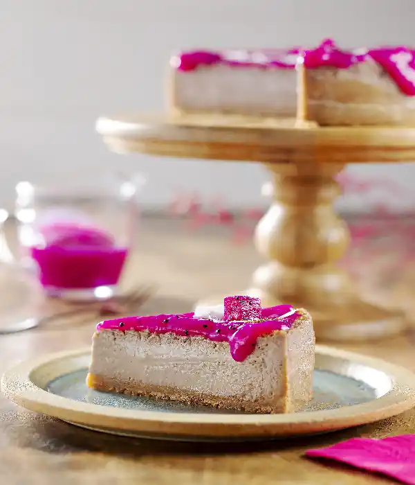 Cheesecake de Açaí com Pitaya 2 Cheesecake de Açaí
