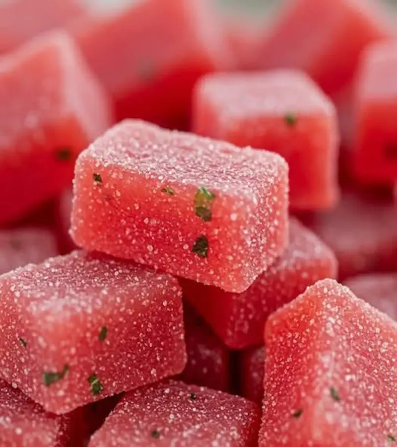 🍉 Balinha de Melancia com Hortelã: Doce Natural, Refrescante e Saudável para o Verão 3 Balinha de Melancia com Hortelã