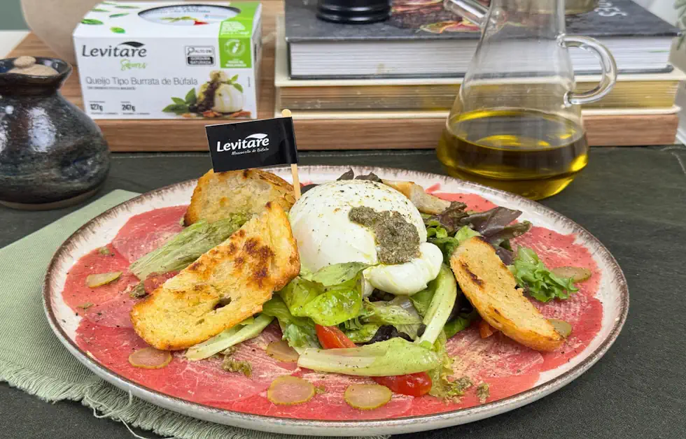 Sabor e Sofisticação: Burrata Recheável da Levitare e 2 Receitas Incríveis 3 Burrata Recheável da Levitare